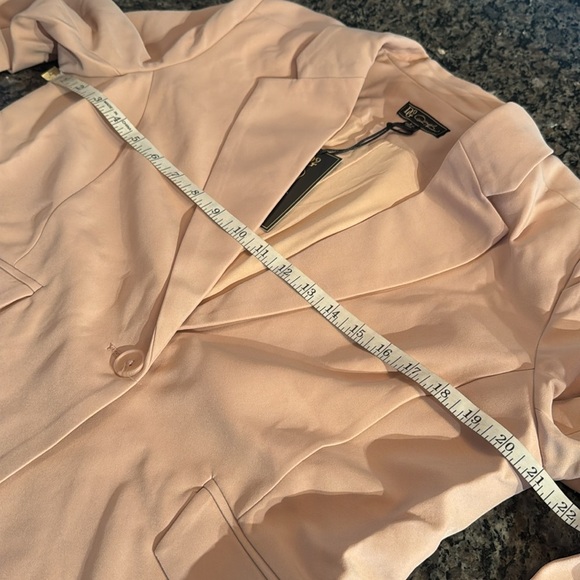 DG2 Diane Gilman pink blazer NWT L - Picture 6 of 11